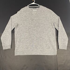 Members Mark Mens Size XXL Gray Pullover Sweater Thermal Long Sleeve Comfort